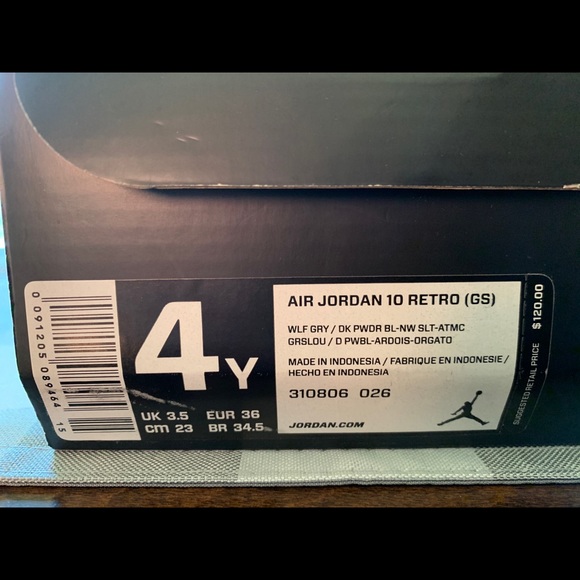 Youth Air Jordan 10 Retro - Picture 5 of 5